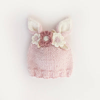 Children's Flower Bunny Beanie, 2-6 Years