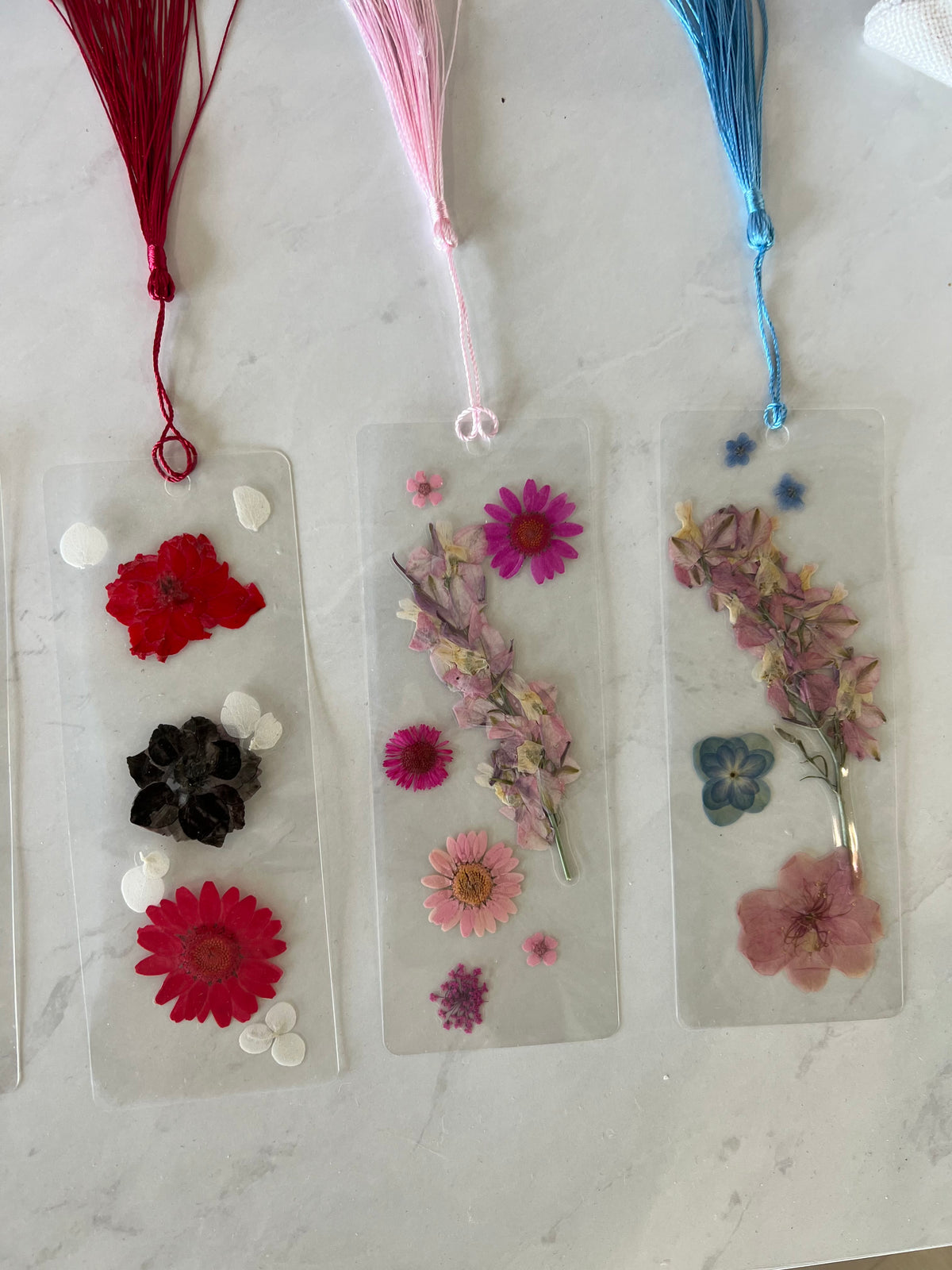 Handmade Dried Flowers Bookmark