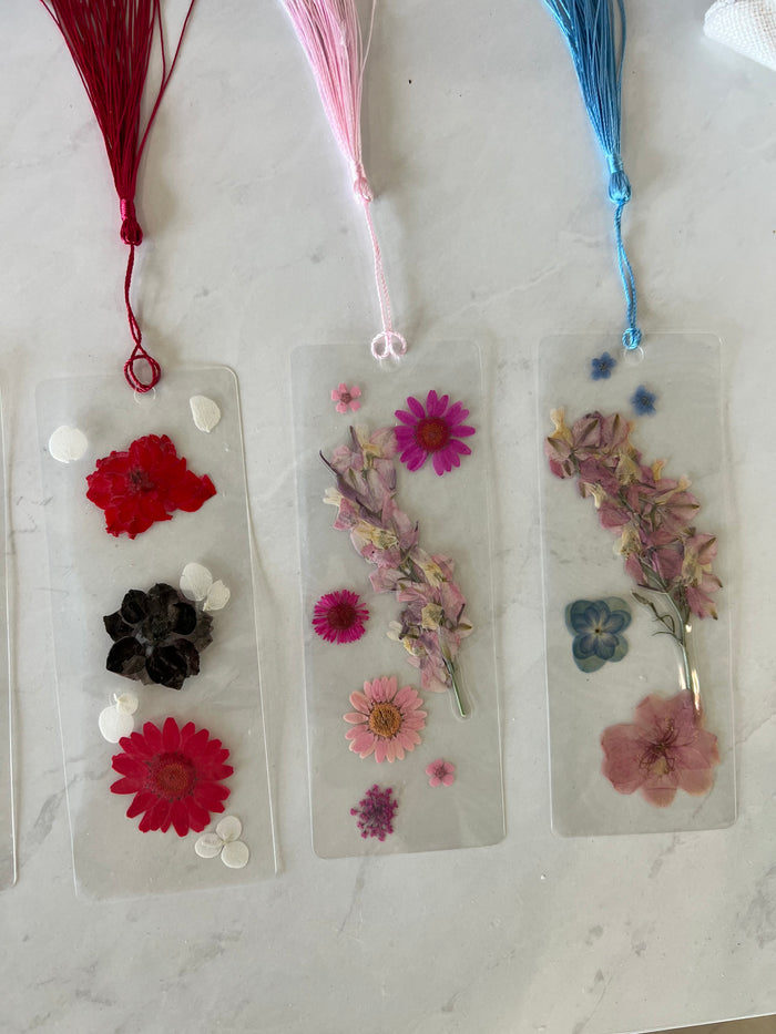 Handmade Dried Flowers Bookmark