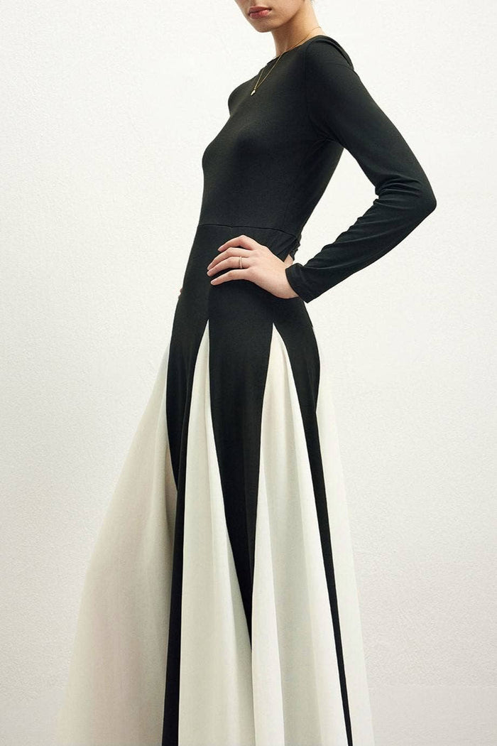 Dusk Till Dawn Dress in Monochrome