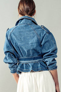 The Denim Trailblazer Trench Coat