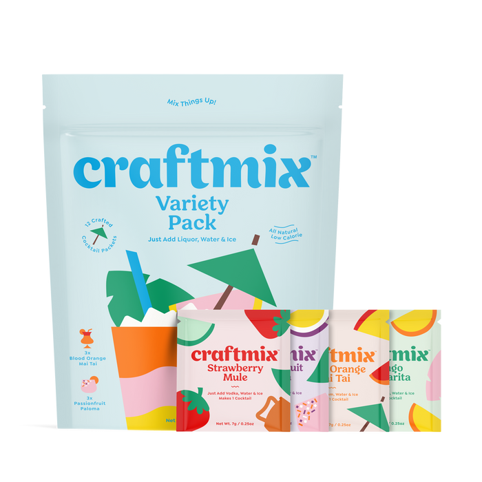 Variety Pack Cocktail Mixers - 12 Servings Multipack