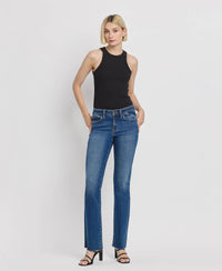 Mid-Rise Slim Bootcut Jeans