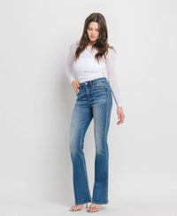 High Rise Full Length Bootcut Jeans