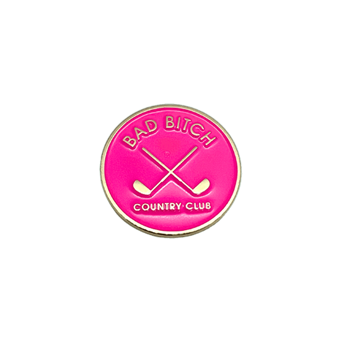 Bad Bitch Country Club Women's Golf Ball Marker: