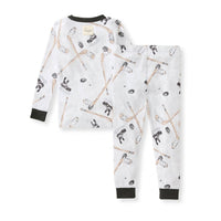 Hockey Season Organic Cotton Two-Piece Pajama Set