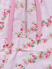 Floral Printed Windbreaker Jacket