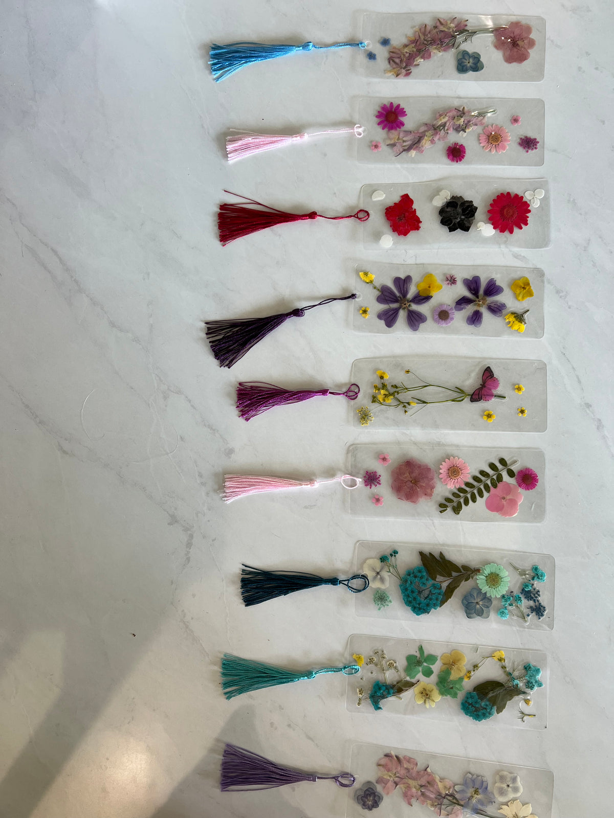 Handmade Dried Flowers Bookmark