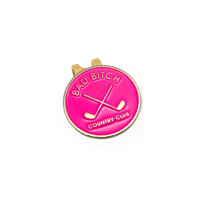 Bad Bitch Country Club Women's Golf Ball Marker: