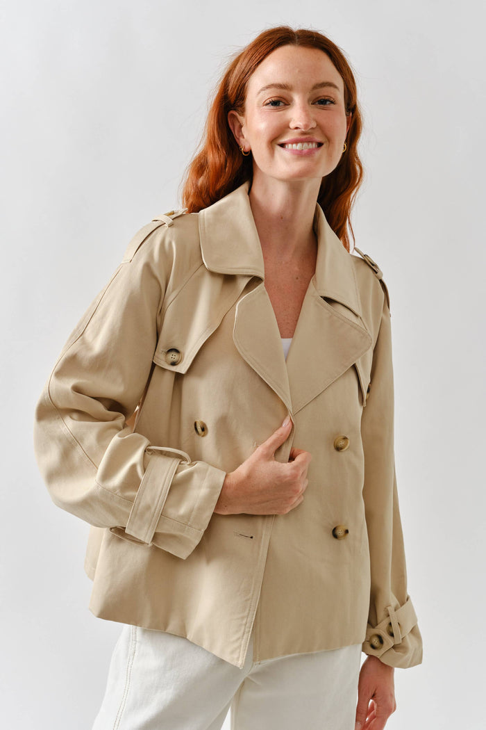Half Trench in Tan