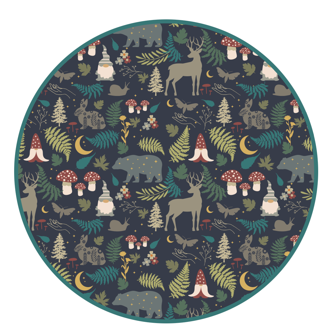 Night Forest Kids Long Sleeve Pajama Set