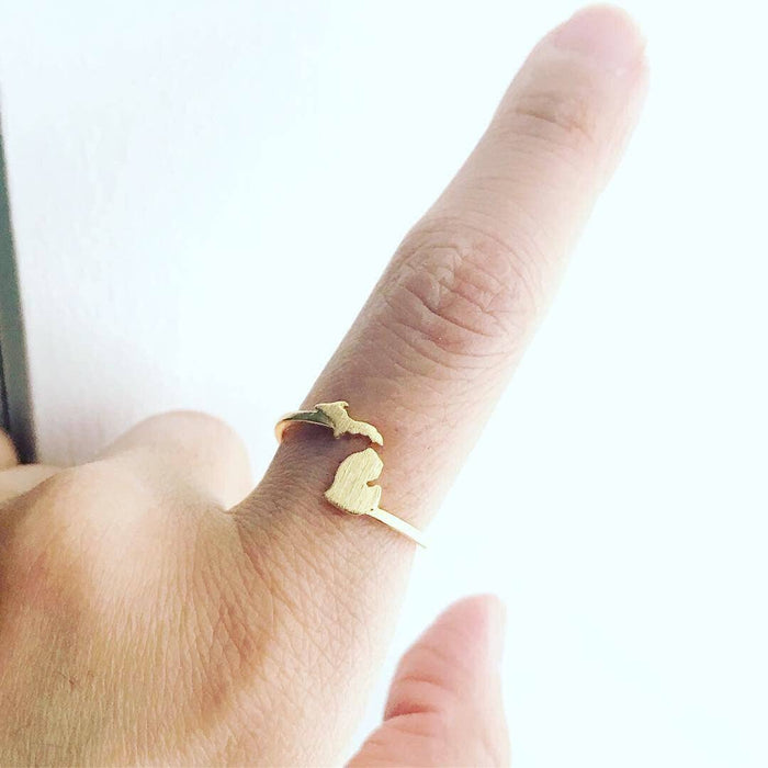 Michigan State Ring in Gold