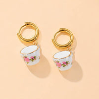 18K STAINLESS WATERPROOF TARNISH FREE EARRINGS