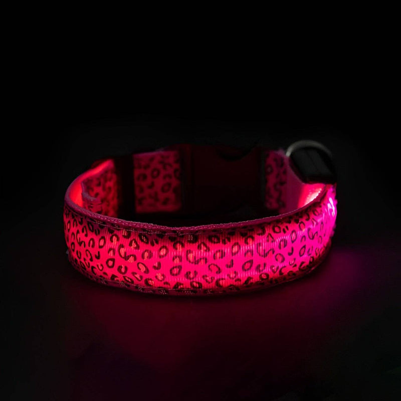 LED Pet Collar in Pink