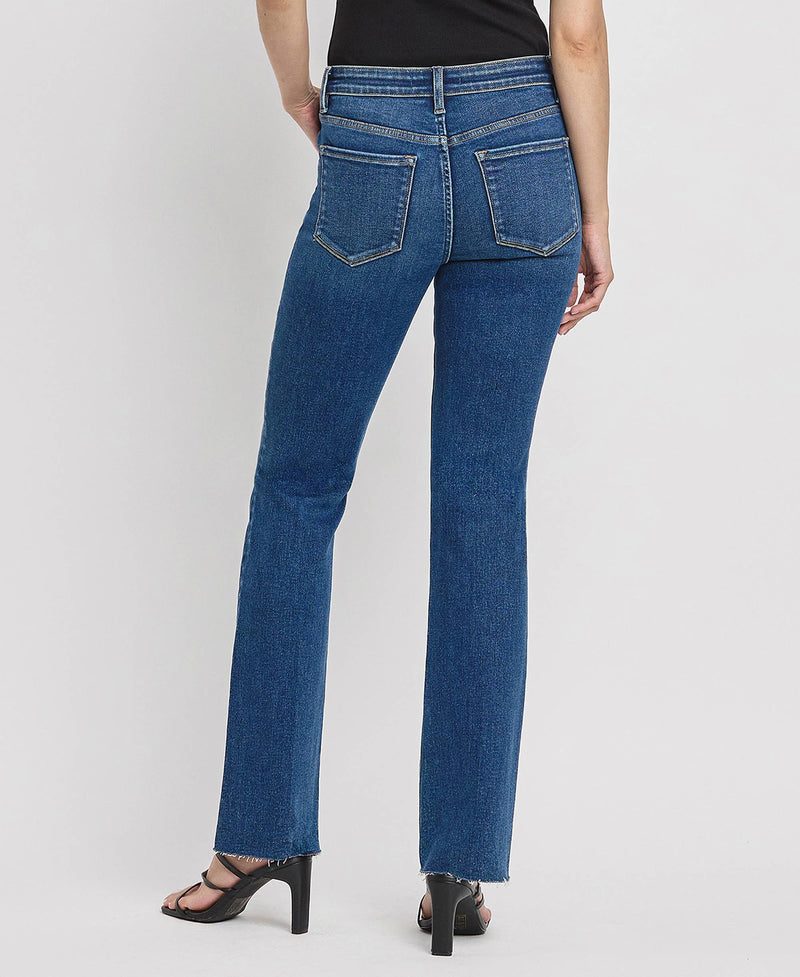 Mid-Rise Slim Bootcut Jeans