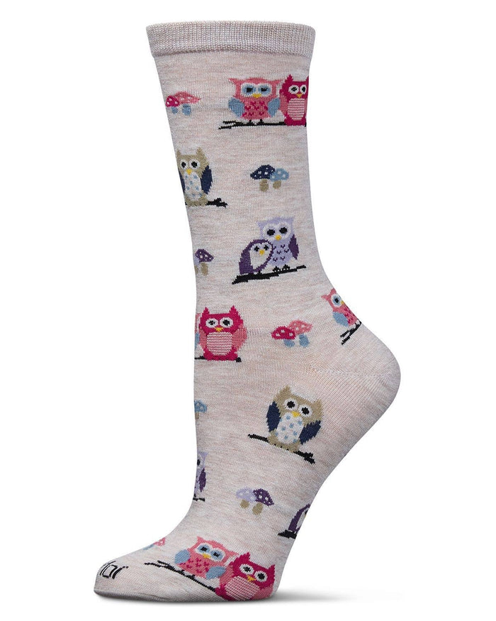 It's Owl Good Bamboo Crew Socks