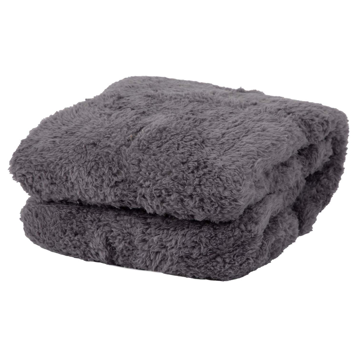 Solid Color Sherpa Throw Blanket