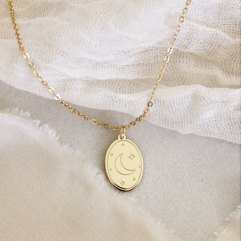 Moon and the Stars Necklace, Psalms 8:3-4