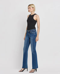 Mid-Rise Slim Bootcut Jeans