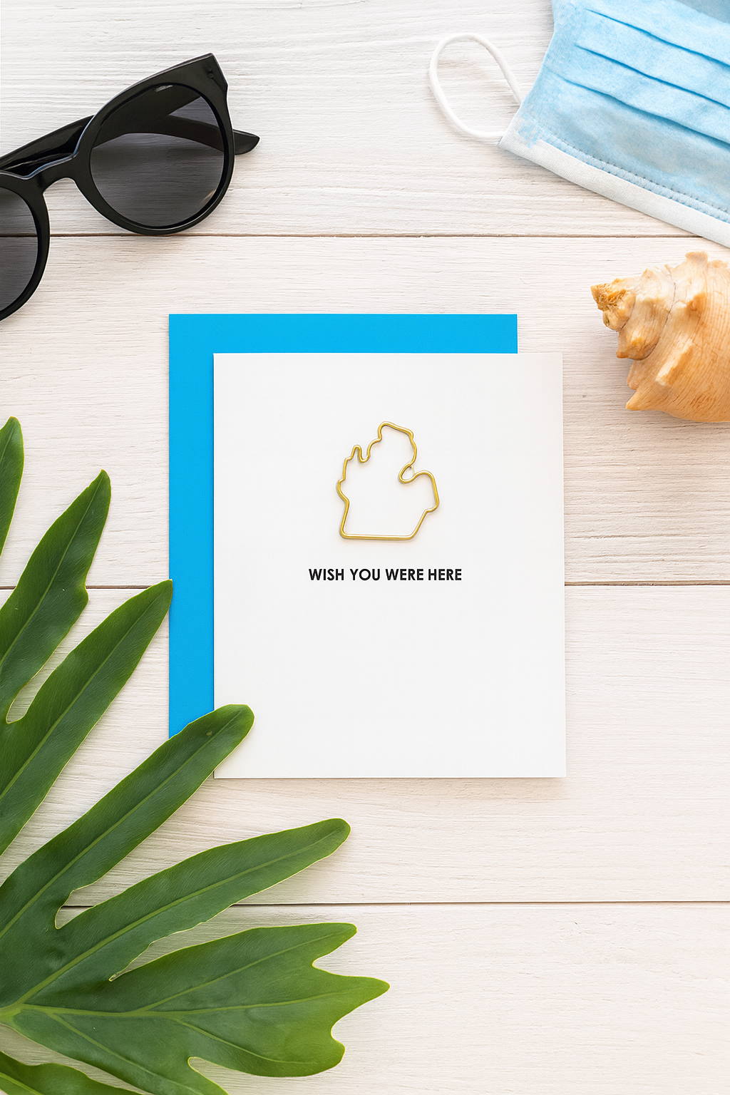 Wish You Were Here - Michigan State - Michigan PaperclipCard