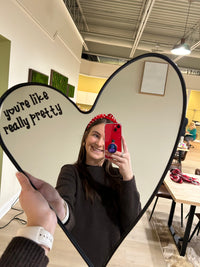 CMI Cricut Heart Mirror