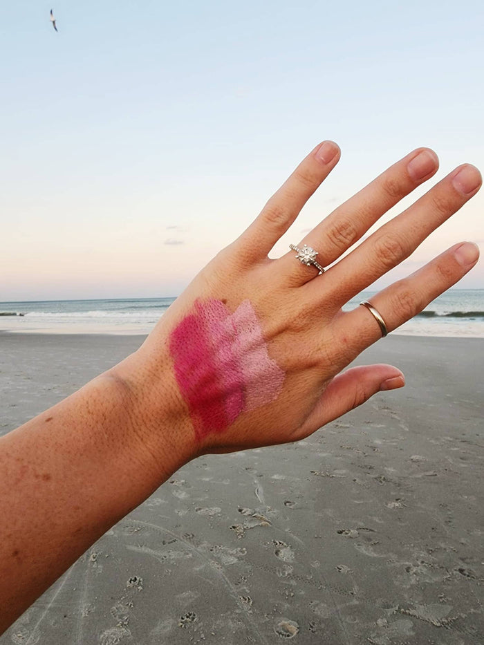 Jax Organix SPF 16 Tinted Lip& Face Balm: Sandy Rose Shimmer