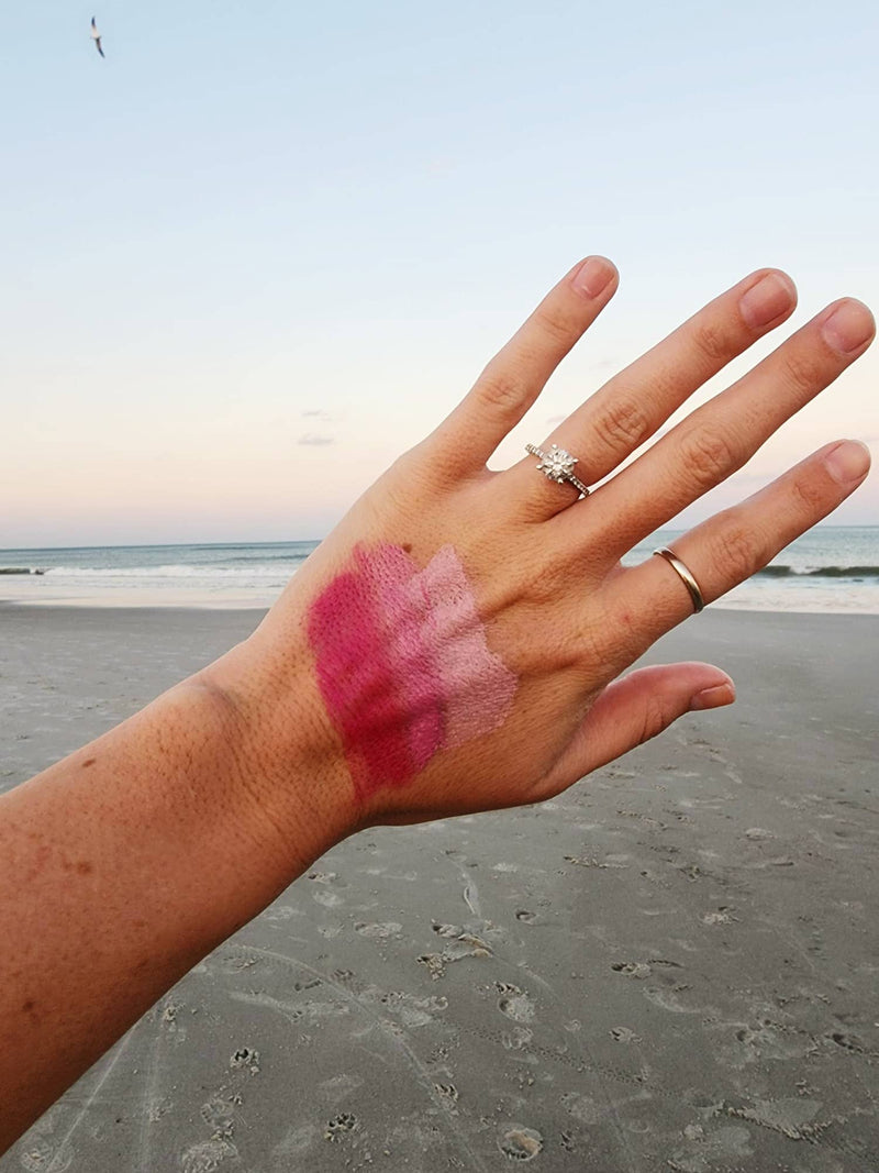 Jax Organix SPF 16 Tinted Lip& Face Balm: Sandy Rose Shimmer