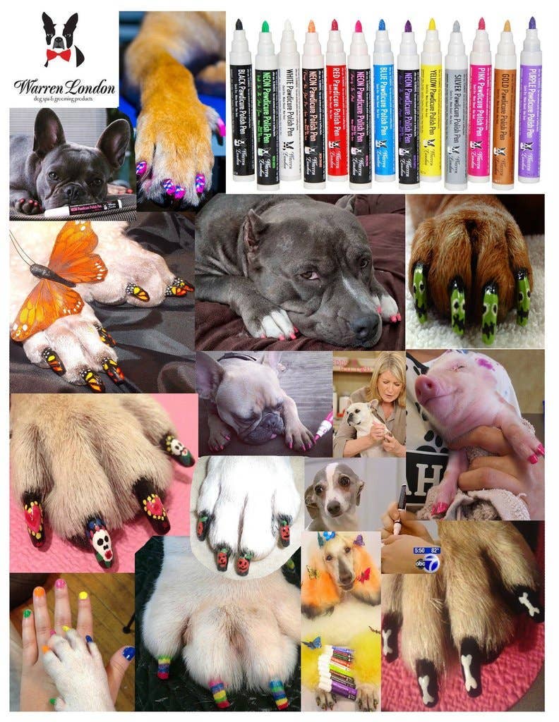 Red Pawdicure Nail Polish Pen Quick Dry
