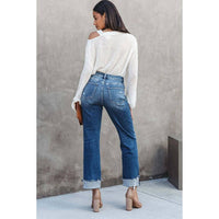 Urban Washed Out Straight Blue Denim Jeans