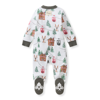 Ski The Alps Matching Family Pajamas: 6-9M