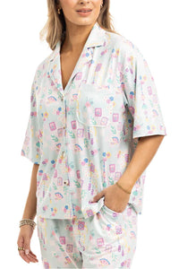 Mahjong Pieces Pajama Pants Set