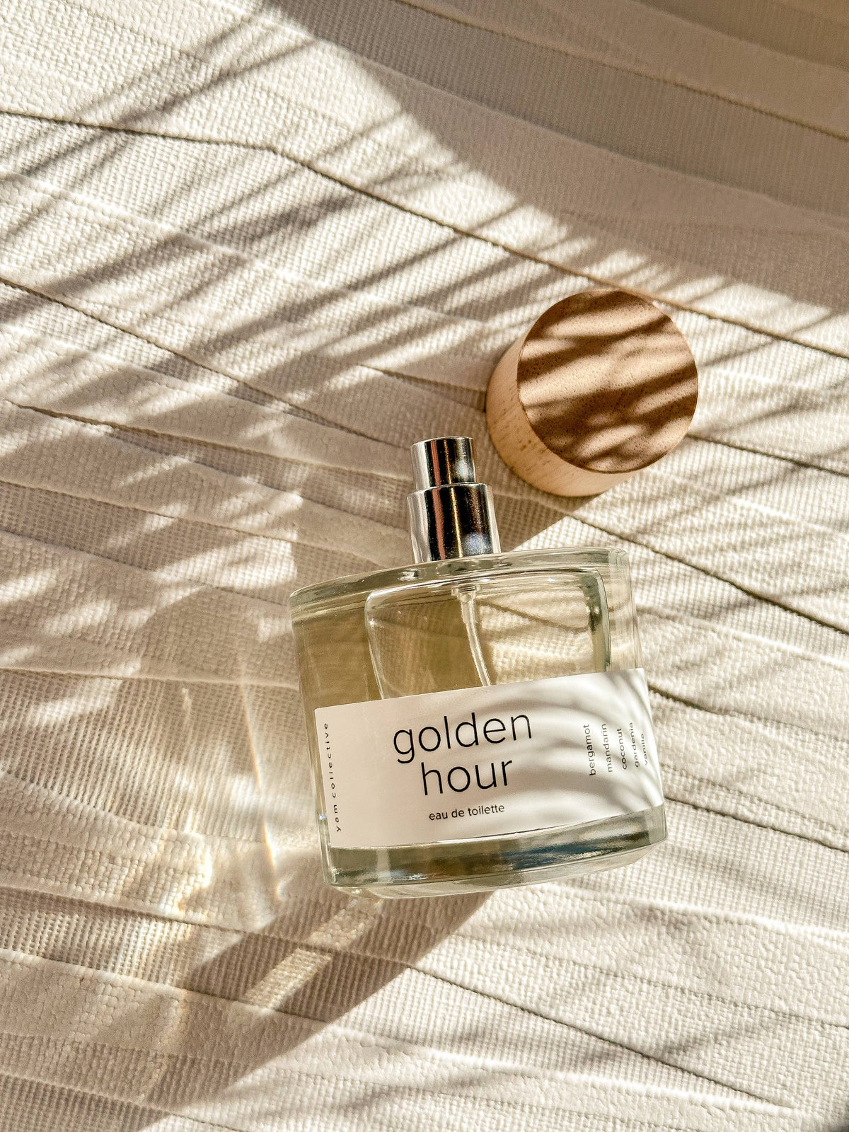 Eau de toilette: Golden Hour / mandarin, bergamot, gardenia