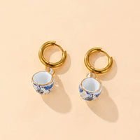 18K STAINLESS WATERPROOF TARNISH FREE EARRINGS