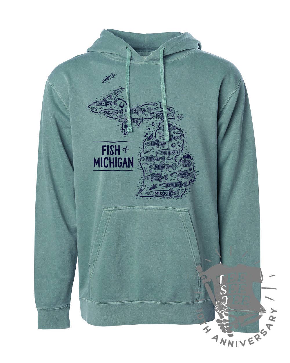 Fish of Michigan Hoodie
