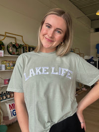 Lake Life Tee in Bay Color
