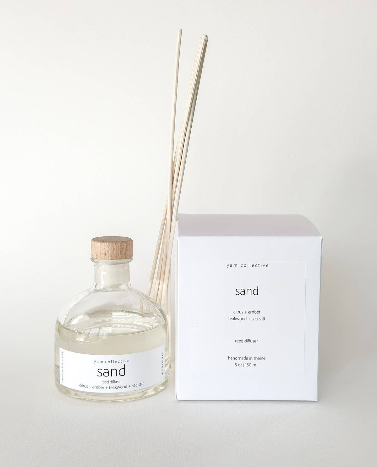 Reed Diffuser- SAND: Citrus, Amber, Teakwood, Sea