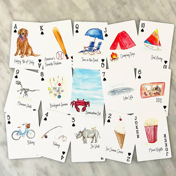 Summertime Theme Deck of Cards