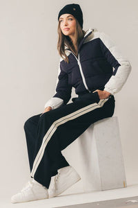 Striped Energy Pants in Black