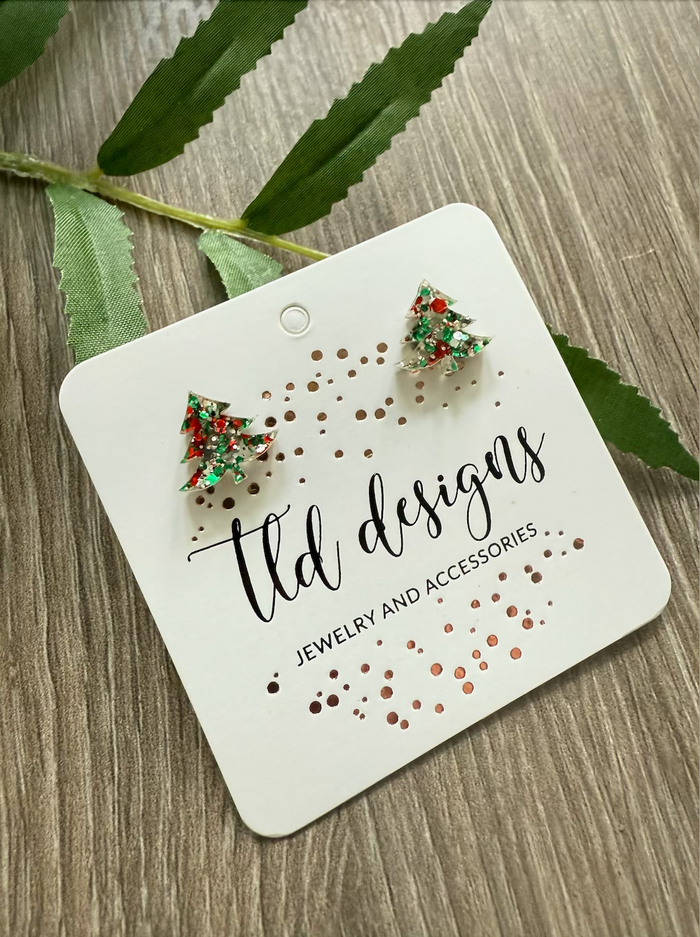 Christmas Glitter Trees