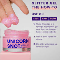 Glitter Gel | Flamingo-Pink | Body Glitter