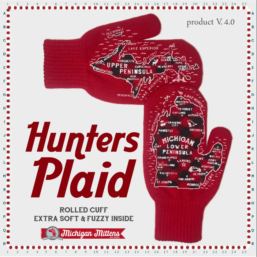 The Original Michigan Mittens: Fog Grey