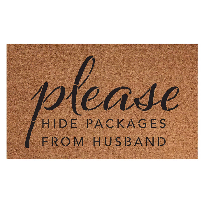 Please Hide Packages From My Husband Mat