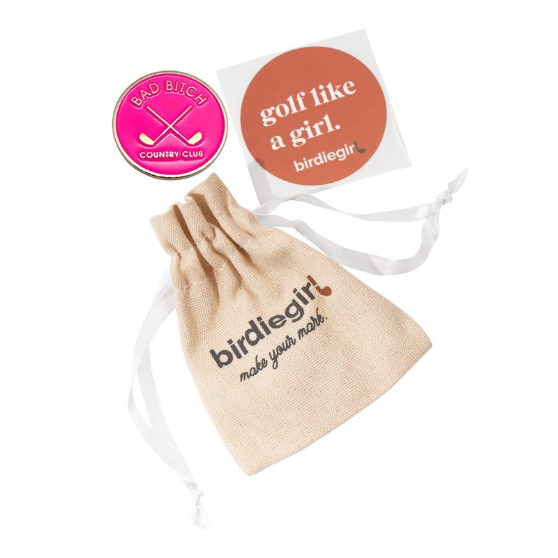 Bad Bitch Country Club Women's Golf Ball Marker:
