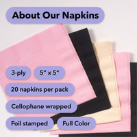 Silent Night - Holiday Funny Cocktail Napkin