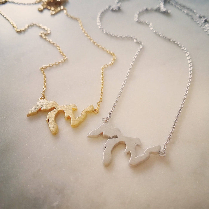 Great Lakes Necklace in Silver
