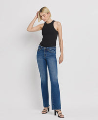 Mid-Rise Slim Bootcut Jeans