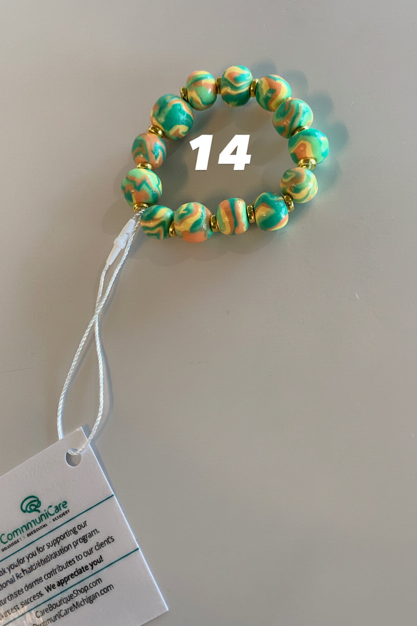 CMI Polymer Beaded Bracelet