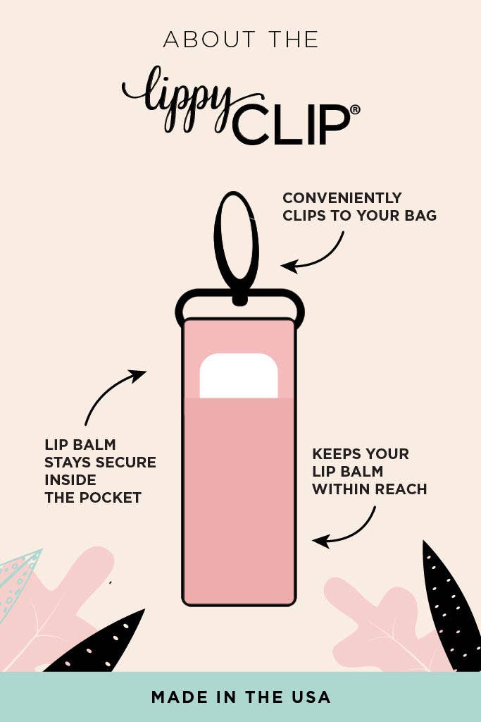 Cheerleader LippyClip® Lip Balm Holder for Chapstick