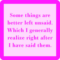 COASTER Left Unsaid