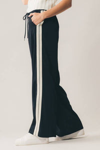 Striped Energy Pants in Black